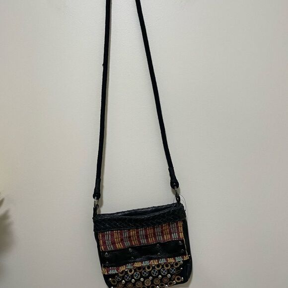 NWT  Free People woven leather
Bind embellished square crossbody bag $98 - Picture 3 of 12